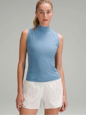 lululemon LightWeight Nulux Mock Neck Tank